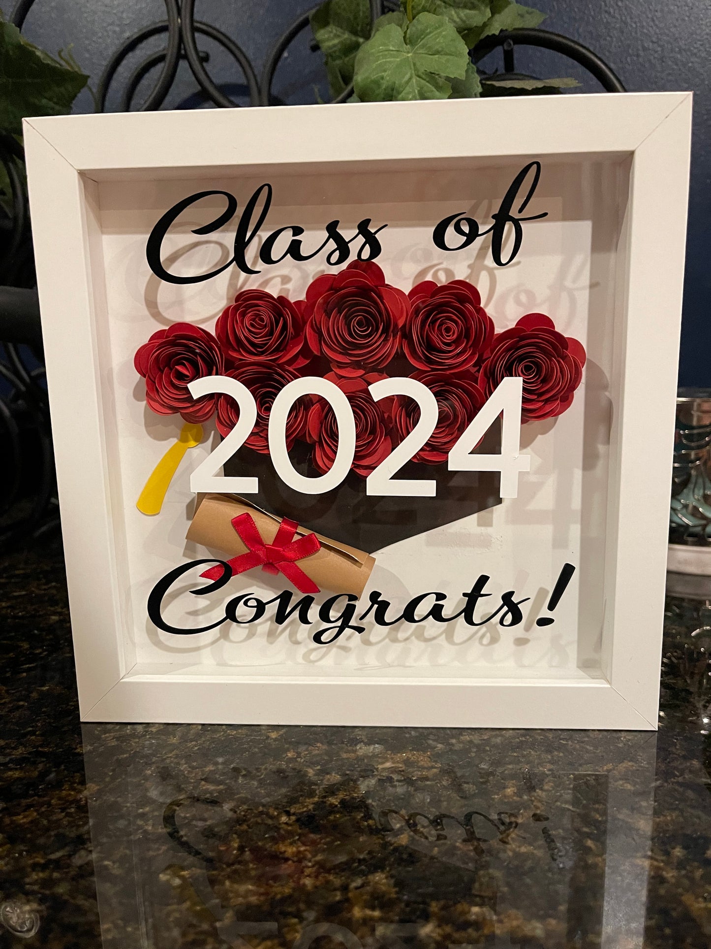 Graduation Flower Shadowbox