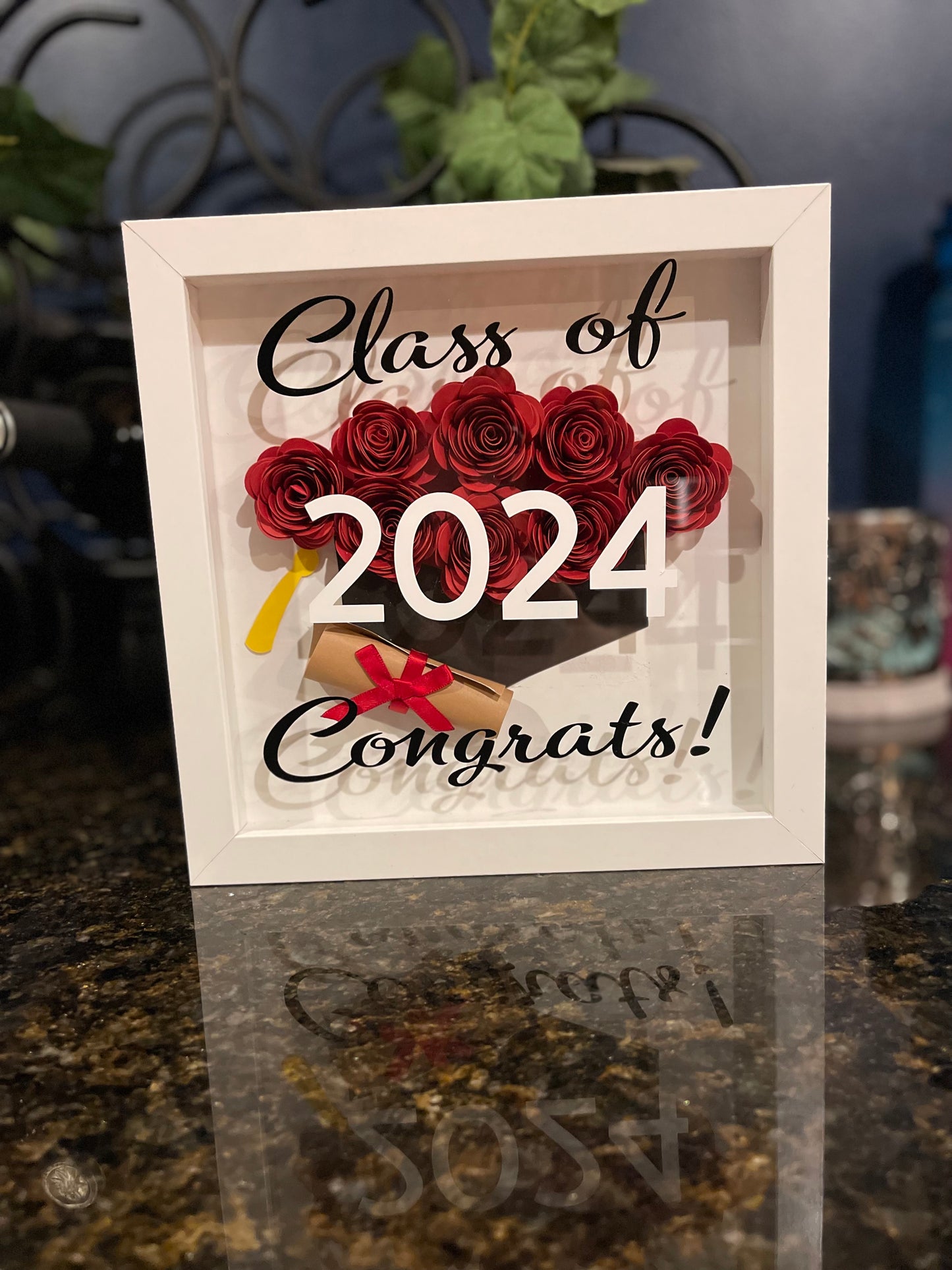 Graduation Flower Shadowbox