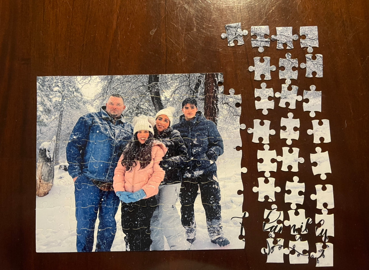Personalize Jigsaw Puzzle with 120 pieces